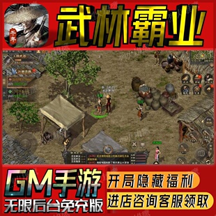 武林霸业手游无限GM后台道具内部号折扣礼包免费版安卓苹果鸿蒙