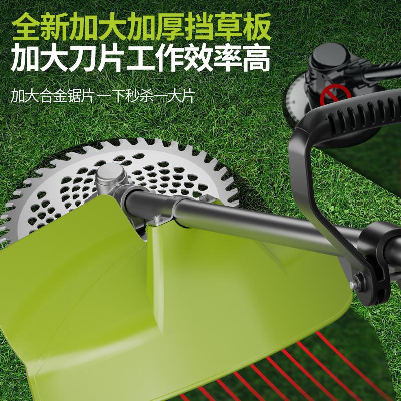 新款电动割草机插电瓶车除草机背负式36V48V72V锂电打草机农包邮