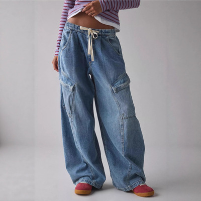 stylish denims pants y2k jeans american trousers2026欧美
