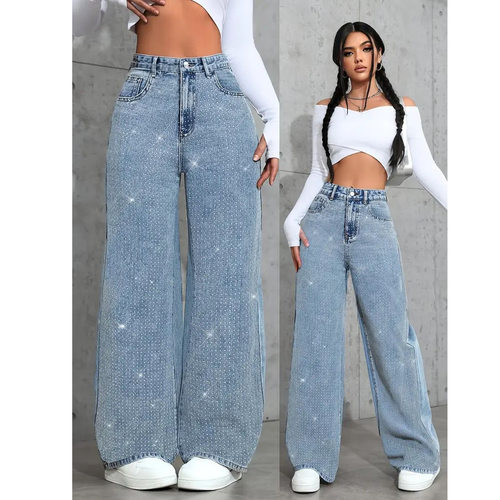 Women's Jeans Stylish Denim Pants Streetwear