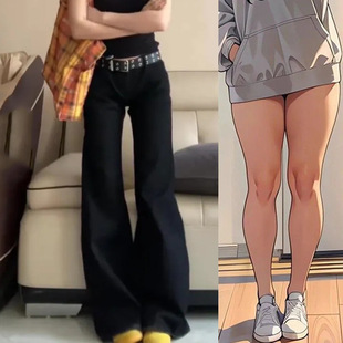 jeans for rise y2k casual low baggy trendy 女牛仔裤 women