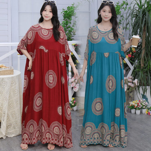 ladies long dress women maxi vestidos boho beach东南亚长裙女