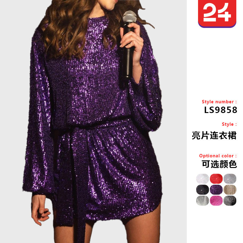 new dress women elegant ladies vestidos欧美新款节日聚会时尚图片