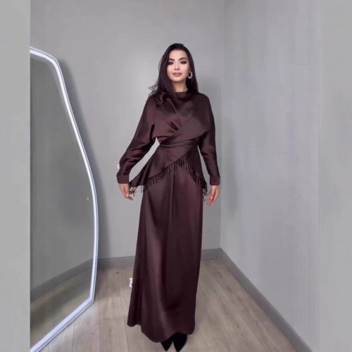 fashion dress for women vestidos ladies欧美新款优雅气质长袖