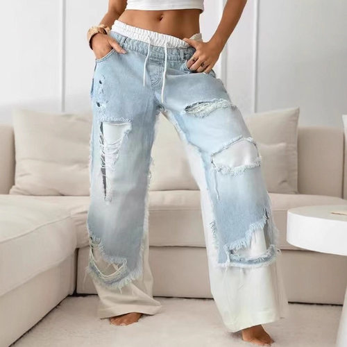 fashion women jeans sexy low rise denim pants潮牌欧美街头