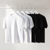 color heavy tee solid oversized cotton shirt210g重磅纯棉