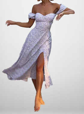 women dress ladies fashion dresses2026新款气质优雅时尚碎花