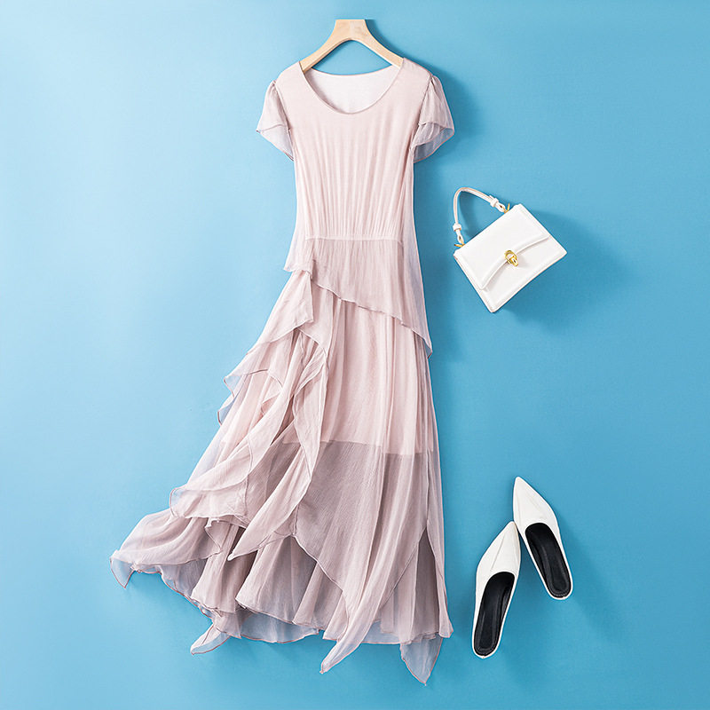 summer dress women elegant ladies vestidos新款欧美时尚长裙