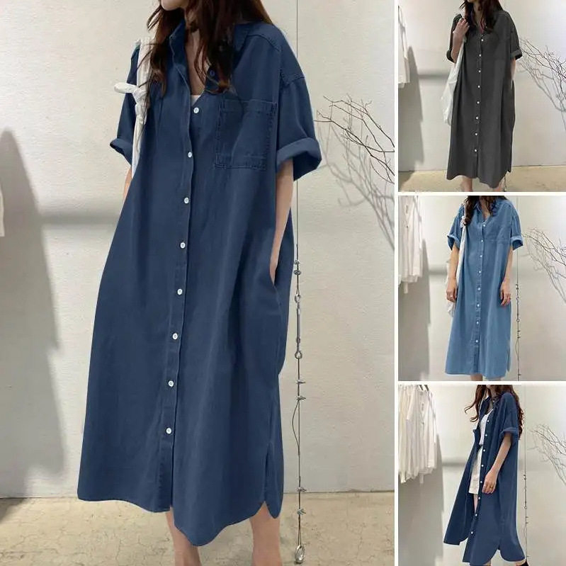summer dress women elegant ladies vestidos2026欧美新款牛仔图片