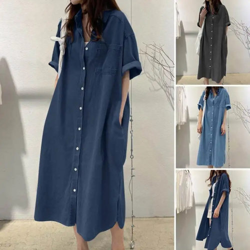 summer dress women elegant ladies vestidos2026欧美新款牛仔