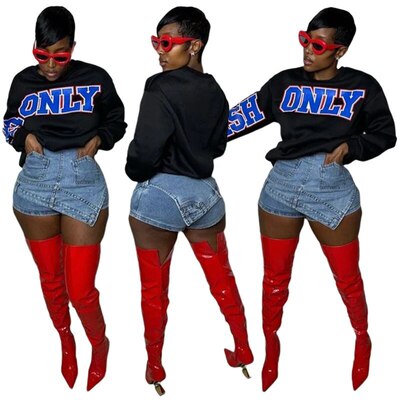 s6954牛仔短裤休闲弹力短裤时尚前后两穿牛仔裤