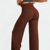 sweatpants women yoga wide pants女 flare leg rise casual low