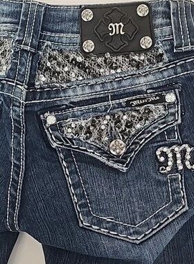 y2k辣妹baggy牛仔裤女低腰微喇长裤womens low rise jeans shorts