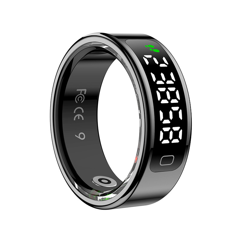 Smart Ring Display Screen Touch Health Manager Man Women智能