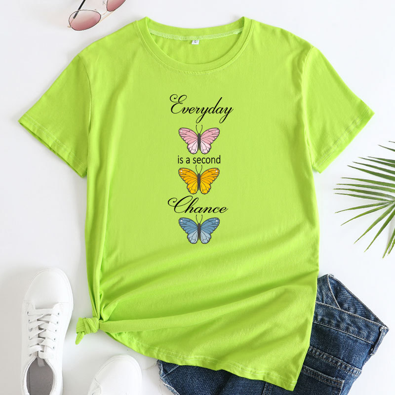 breathable cotton t-shirt women t shirt female tops short