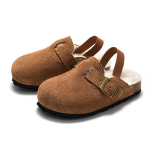 kids slippers flipflops slides sandals冬季新品儿童软木凉鞋