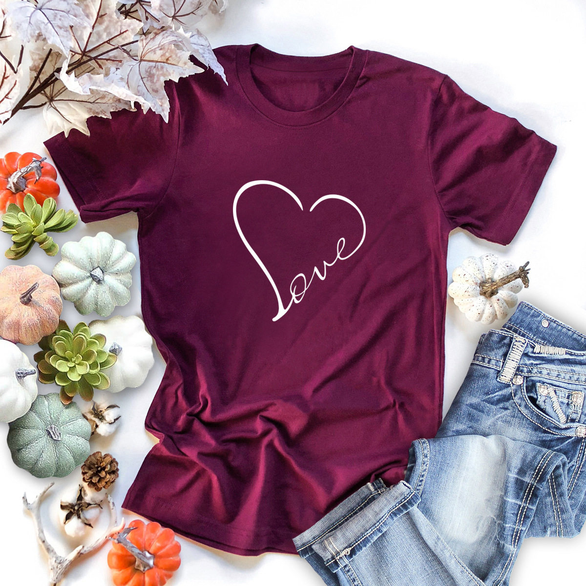 纯棉T恤女Cotton Women Summer t shirt Ladies clothes tshirt女
