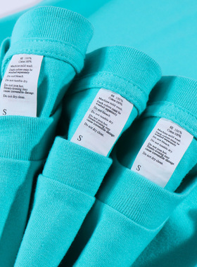 Women Basic T-shirt Heavy t shirt Men250g日系重磅薄荷绿色