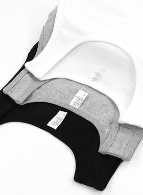 Men Plain Tshirt Women Basic T-shirt230g重磅简约纯棉背心