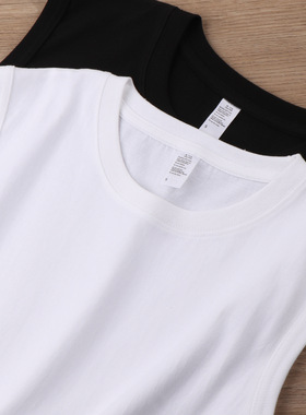 Men Plain Tank Top Women Basic Vest Couple230g日系重磅品质