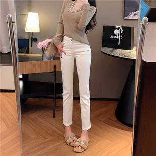 Nine Jeans Pants女仔裤 Tube Tenths Slim Women Leg Straight