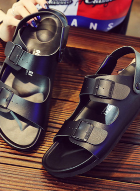 outdoor cork slippers for women man flats sandals slides