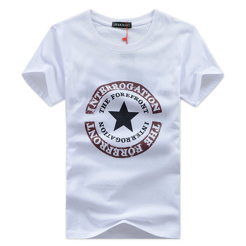 T-shirts Mens Star HipHop Summer Tops Tees Cool Student男t恤