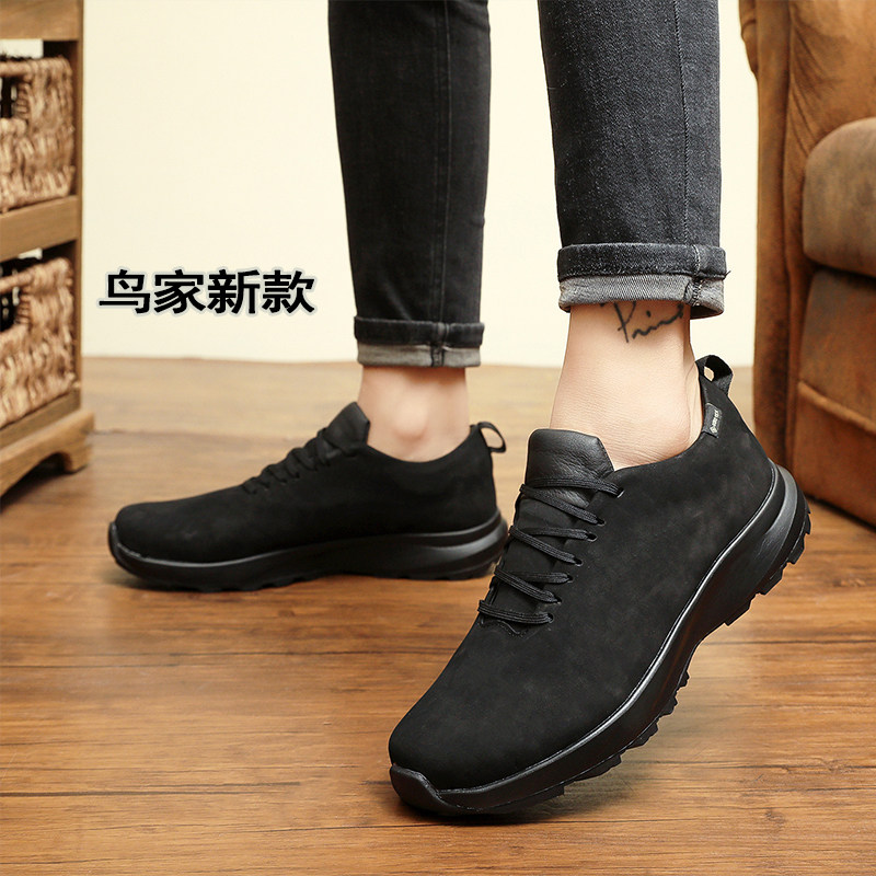 新款鸟鞋全皮旅游鞋鸟家户外休闲鞋gtx防水v底防滑耐磨登山徒步鞋