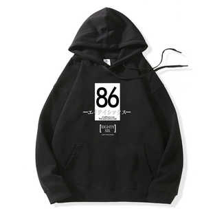 86不存在的战区漫画周边二次元秋冬加绒连帽卫衣男宽松套头外套