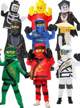 幻影忍者系列龙服装劳埃德凯杰赞寇装扮表演服NINJAGO万圣节cos服