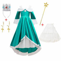 Princess Rosetta's cosplay dress, MARIO Peach's cosplay dress, girl Mario's birthday dress thumbnail 6
