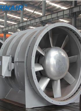 新款英飞风机地铁隧道工程射流双向可逆消防排烟轴流圆筒YFMR包邮