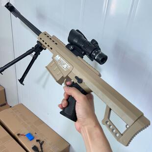 枪玩具打弹珠软弹枪狙击步枪手自一体M416儿童男孩水晶玩具枪塑料