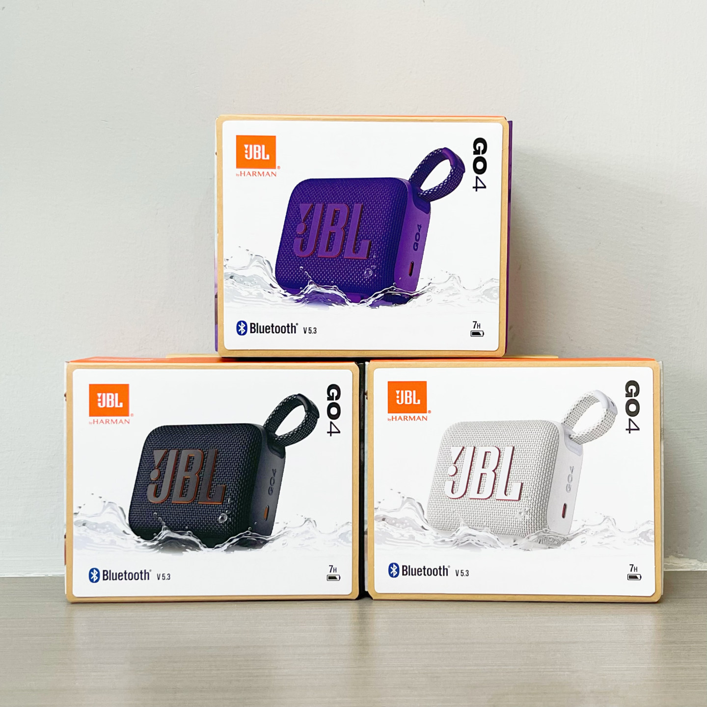 JBL GO4音乐金砖4四代无线蓝牙便携音箱迷你户外移动防水小音