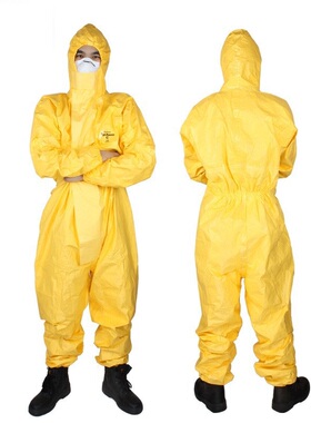 杜邦Tychem C级化学防护服连体带帽防酸碱耐腐蚀粉尘喷漆防护2000