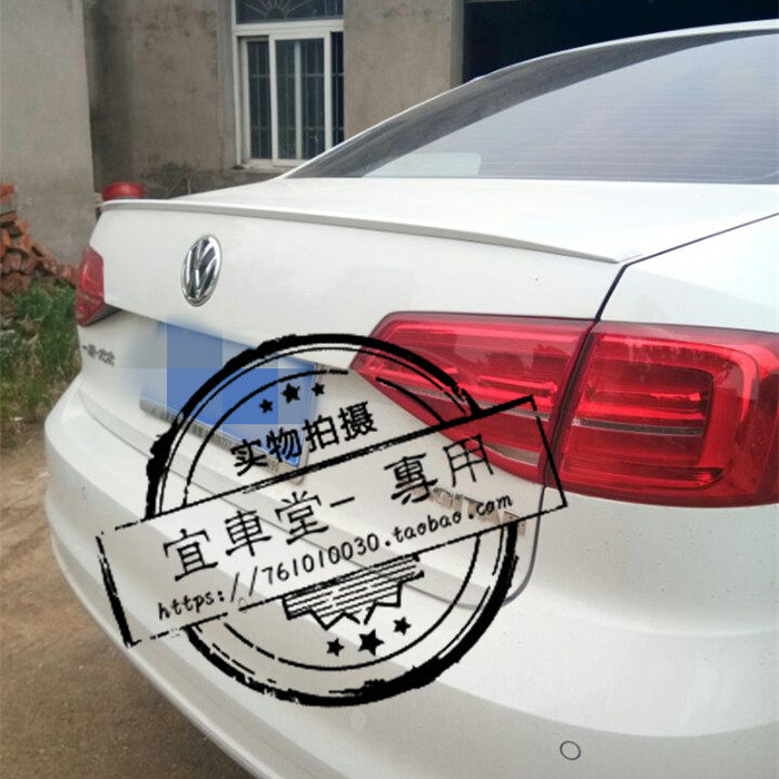 大众新速腾gli款尾翼原厂弧度