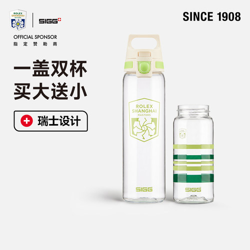 SIGG运动透明水杯网球按钮设计