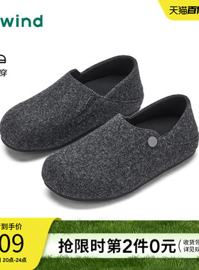 热风两穿勃肯鞋女款2025年秋季新款复古灰色休闲鞋百搭软底女鞋子