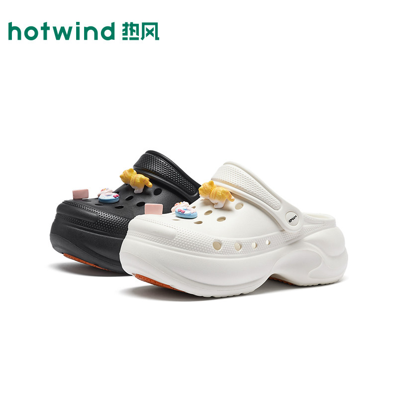 热风厚底洞洞鞋女2026年春季新款包头拖百搭外穿凉拖鞋两穿凉鞋子