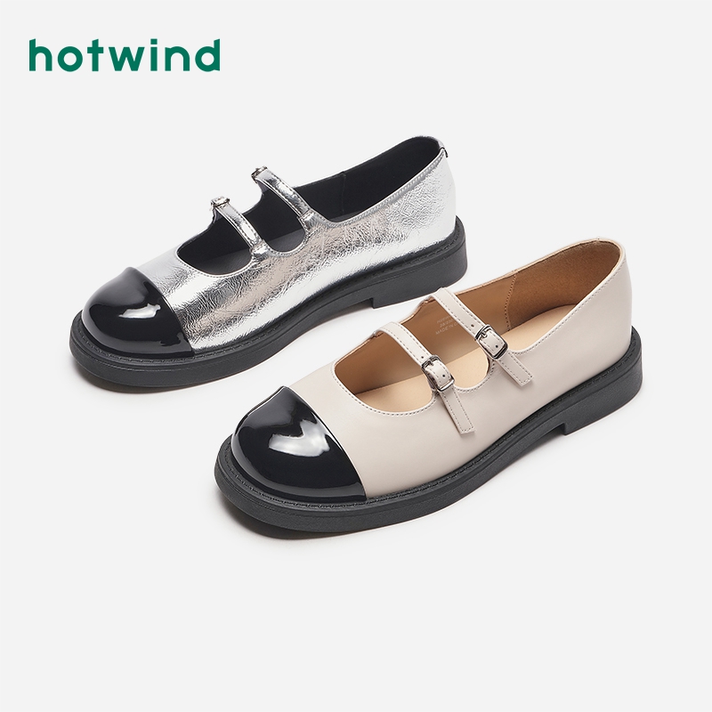 热风24年秋季新款女士时尚休闲鞋