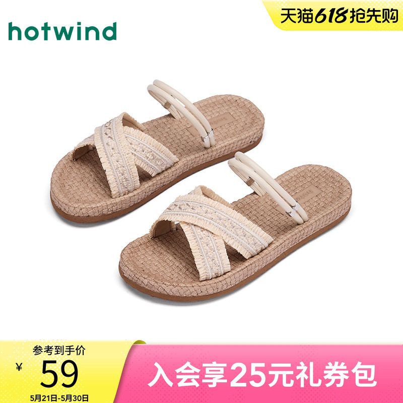 热风沙滩凉拖女款2025年夏季新款平底拖鞋软底外穿凉鞋休闲半拖女