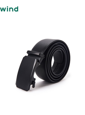热风2024年秋季新款男士哑光纹理自动扣皮带B83M4303