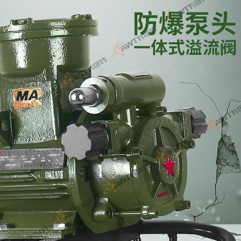 新款电动抽油泵220V380V柴汽油防爆滑片导油卸油泵大流量油罐包邮