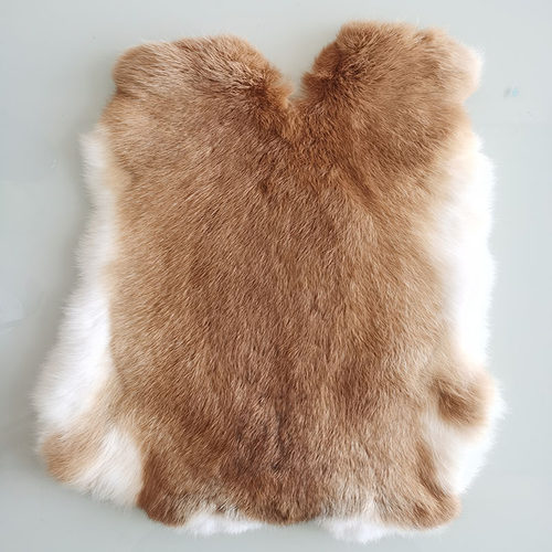 真兔皮整张獭兔毛皮料衣服内胆保暖护膝垫子 兔子皮 毛料兔毛皮料