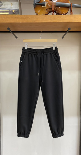 Paulo Pedro/保罗·彼得男士休闲裤秋冬抓绒松紧腰宽松KCCD98170