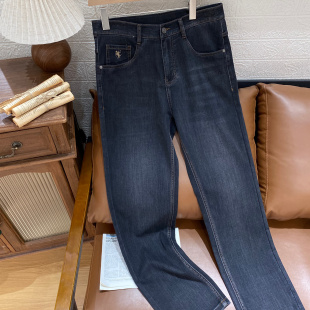 新款 保罗彼得专柜正品 水洗复古百搭休闲NSFAN00820 牛仔长裤 男式