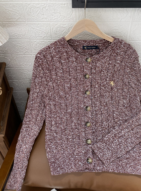 保罗彼得专柜正品女士针织开衫软糯亲肤 贴身不扎 舒适UKECZ00350