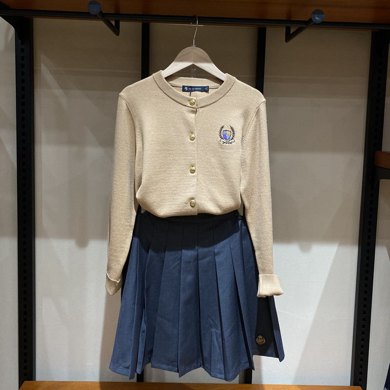 保罗彼得英伦风针织开衫