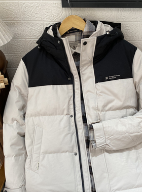 保罗彼得专柜正品男士连帽羽绒服舒适百搭简约时尚保暖REDD76110