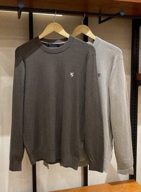 保罗彼得  2024秋季新款 男士刺绣小马标 长袖圆领毛衫 MMDC34961